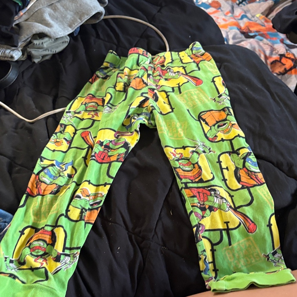 Kids Pajamas - Green ninja turtle